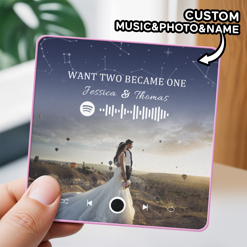 Personalized Photo Album Fridge Magnet Music Wall Photo Sticker Music Movement That Can Be Played Without Cell Phone Music Fridge Magnet Pro Can Play Songs - MyPhotoSocksAu