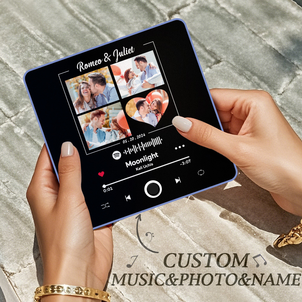 Personalized Photo Album Fridge Magnet Music Wall Photo Sticker Music Movement That Can Be Played Without Cell Phone Music Fridge Magnet Pro Can Play Songs - MyPhotoSocksAu