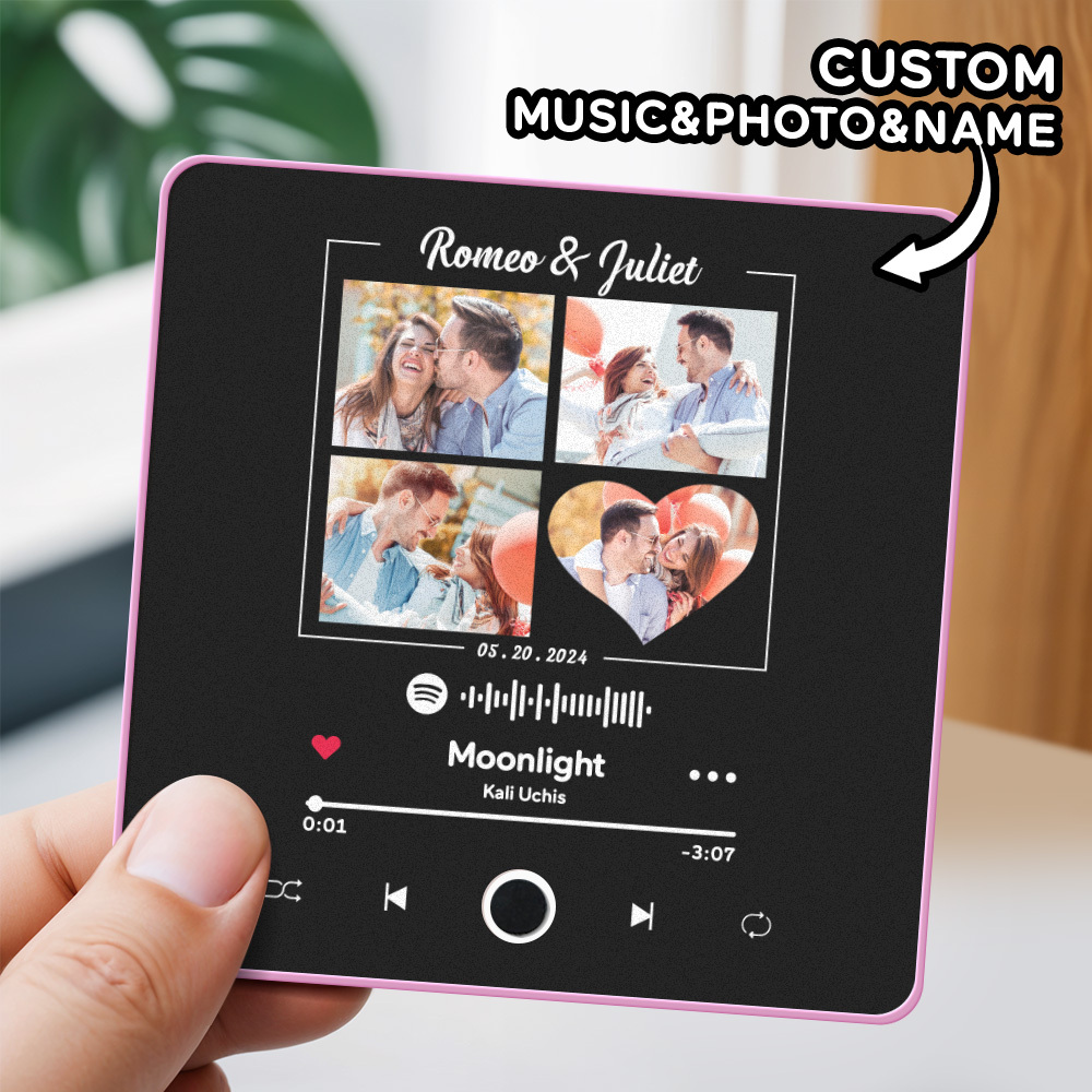Personalized Photo Album Fridge Magnet Music Wall Photo Sticker Music Movement That Can Be Played Without Cell Phone Music Fridge Magnet Pro Can Play Songs - MyPhotoSocksAu