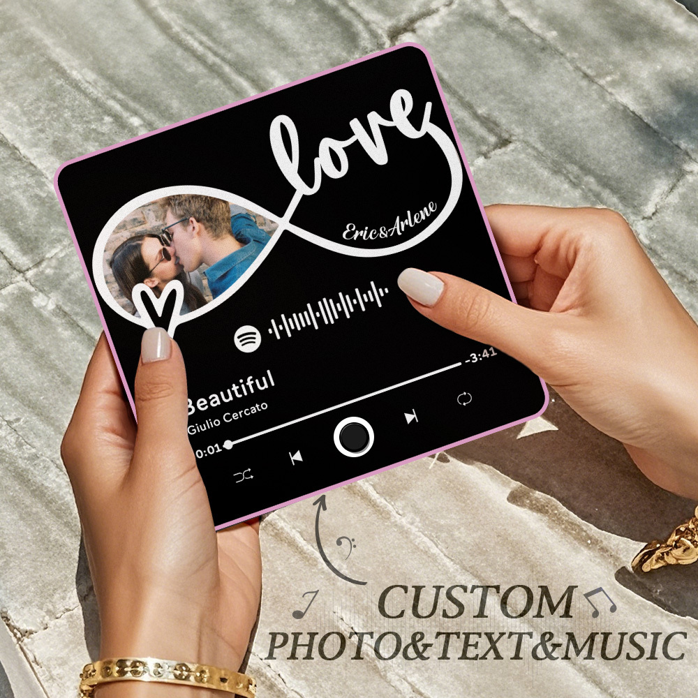 Custom Photo Album Music Fridge Magnet Flower Custom Music Fridge Magnet Pro - MyPhotoSocksAu