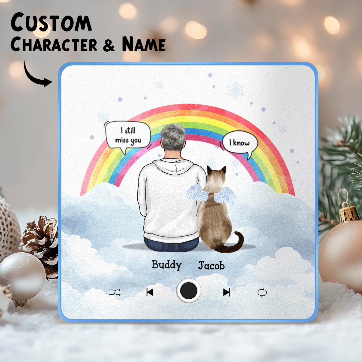 Custom Album Music Fridge Magnet Photo Personalized Phone Music Fridge Magnet Pro Custom Character and Name Fridge Magnet I Still Miss You - MyPhotoSocksAu