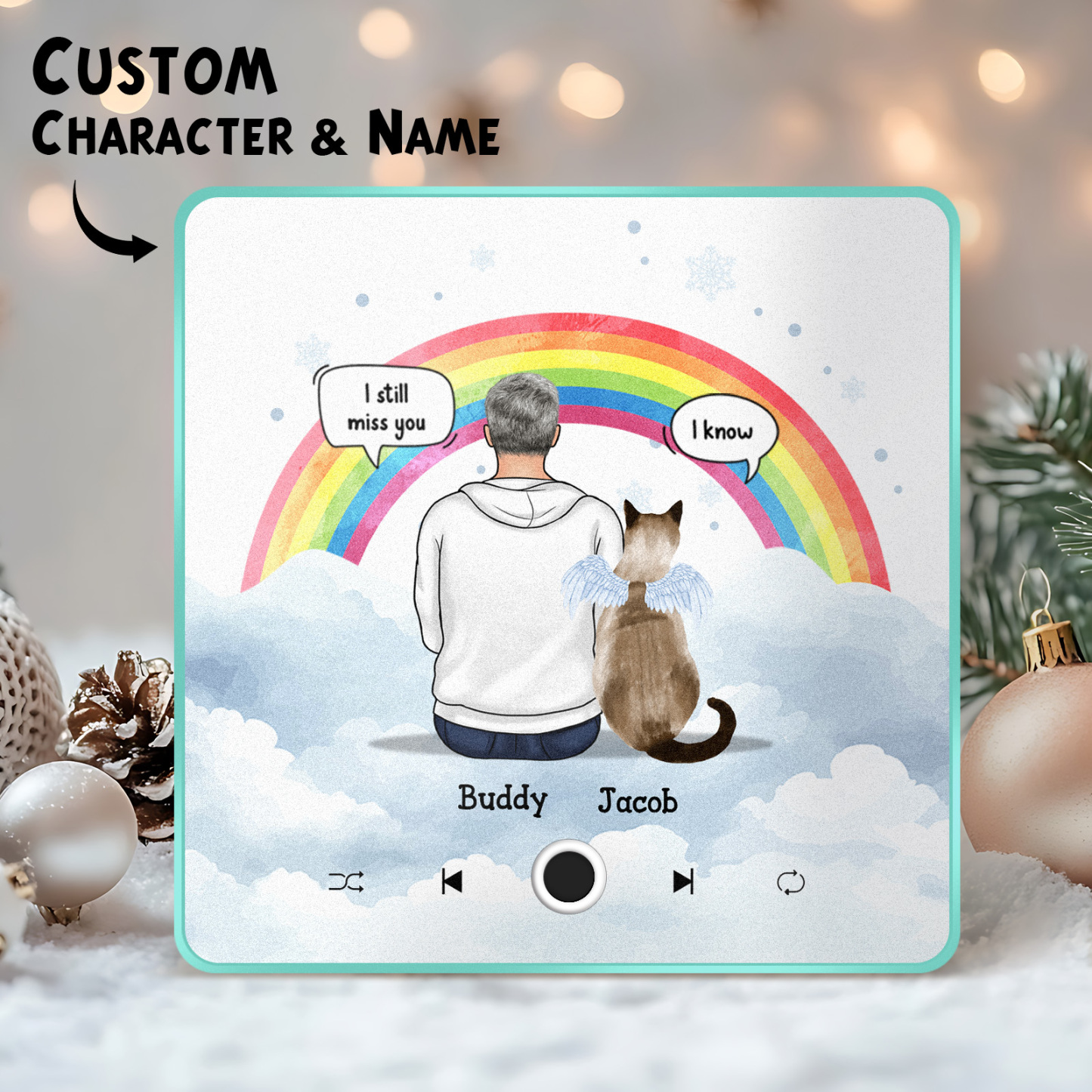 Custom Album Music Fridge Magnet Photo Personalized Phone Music Fridge Magnet Pro Custom Character and Name Fridge Magnet I Still Miss You - MyPhotoSocksAu