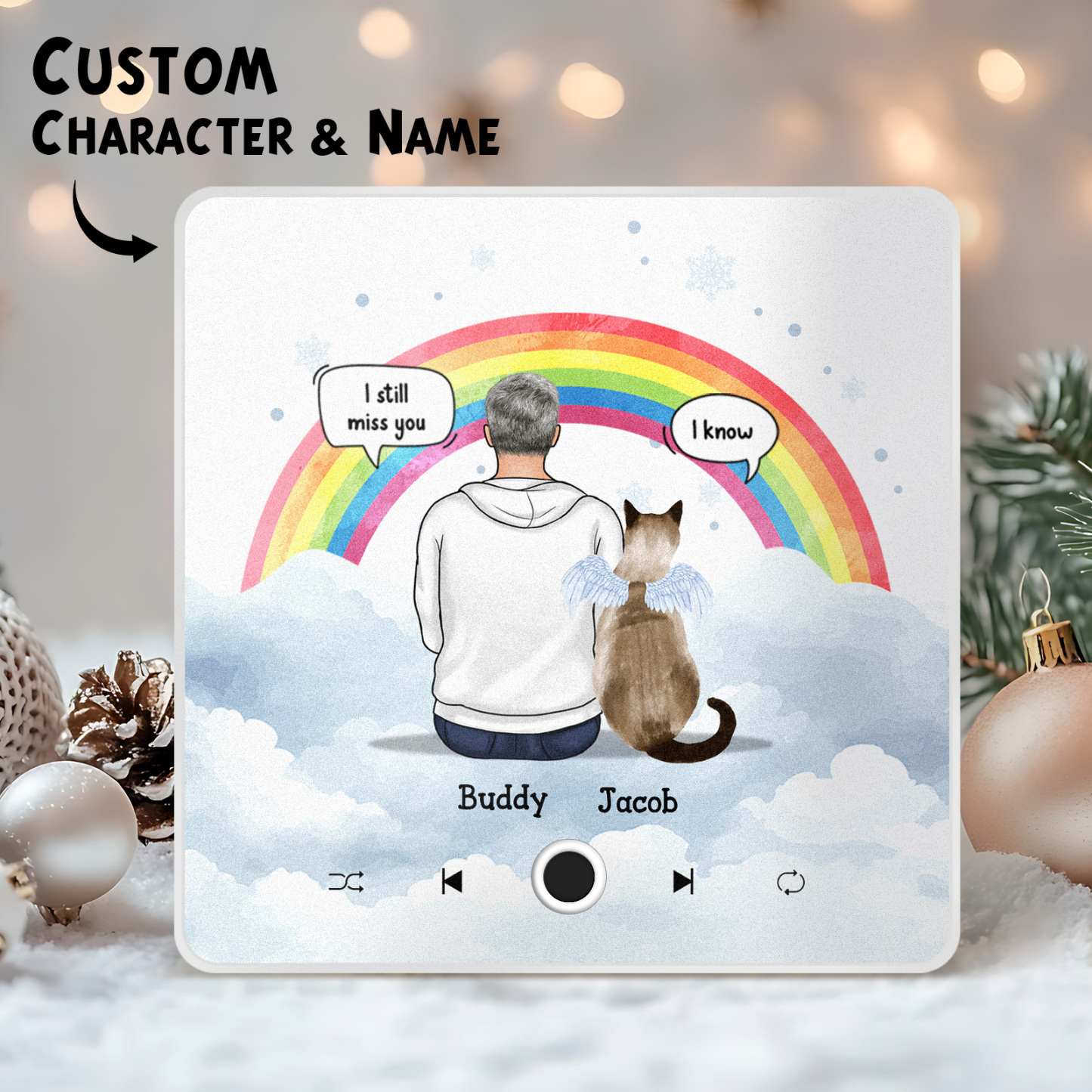 Custom Album Music Fridge Magnet Photo Personalized Phone Music Fridge Magnet Pro Custom Character and Name Fridge Magnet I Still Miss You - MyPhotoSocksAu
