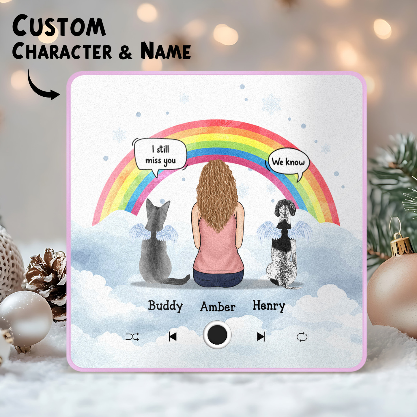 Custom Album Music Fridge Magnet Photo Personalized Phone Music Fridge Magnet Pro Custom Character and Name Fridge Magnet I Still Miss You - MyPhotoSocksAu