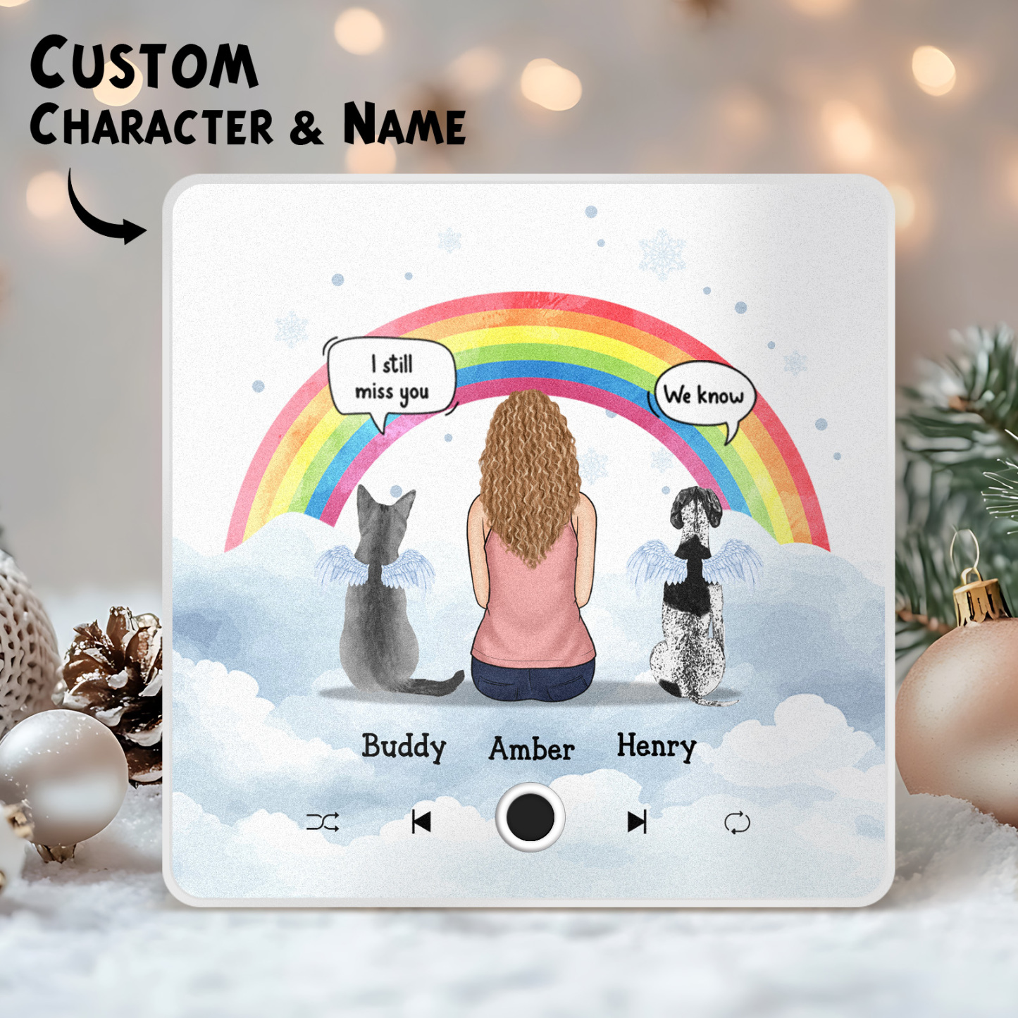 Custom Album Music Fridge Magnet Photo Personalized Phone Music Fridge Magnet Pro Custom Character and Name Fridge Magnet I Still Miss You - MyPhotoSocksAu
