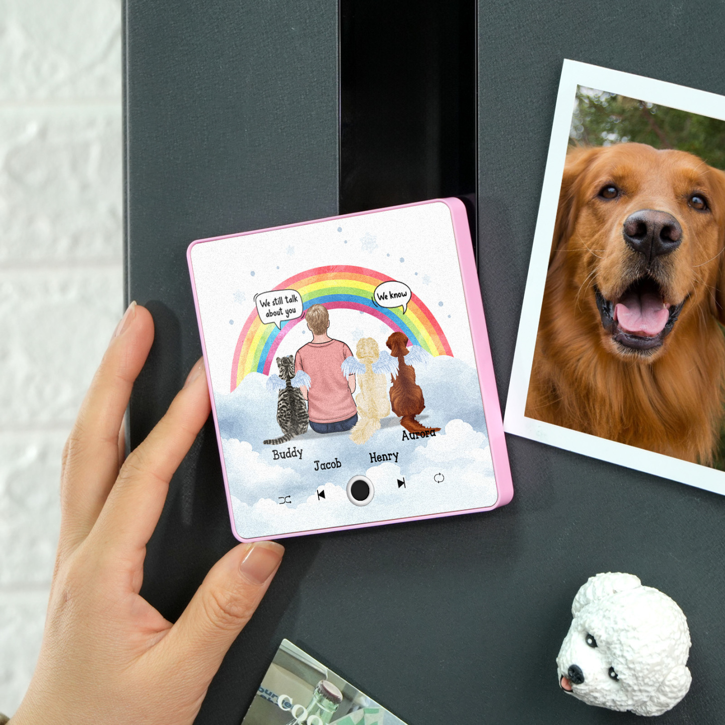 Custom Album Music Fridge Magnet Photo Personalized Phone Music Fridge Magnet Pro Custom Character and Name Fridge Magnet I Still Miss You - MyPhotoSocksAu