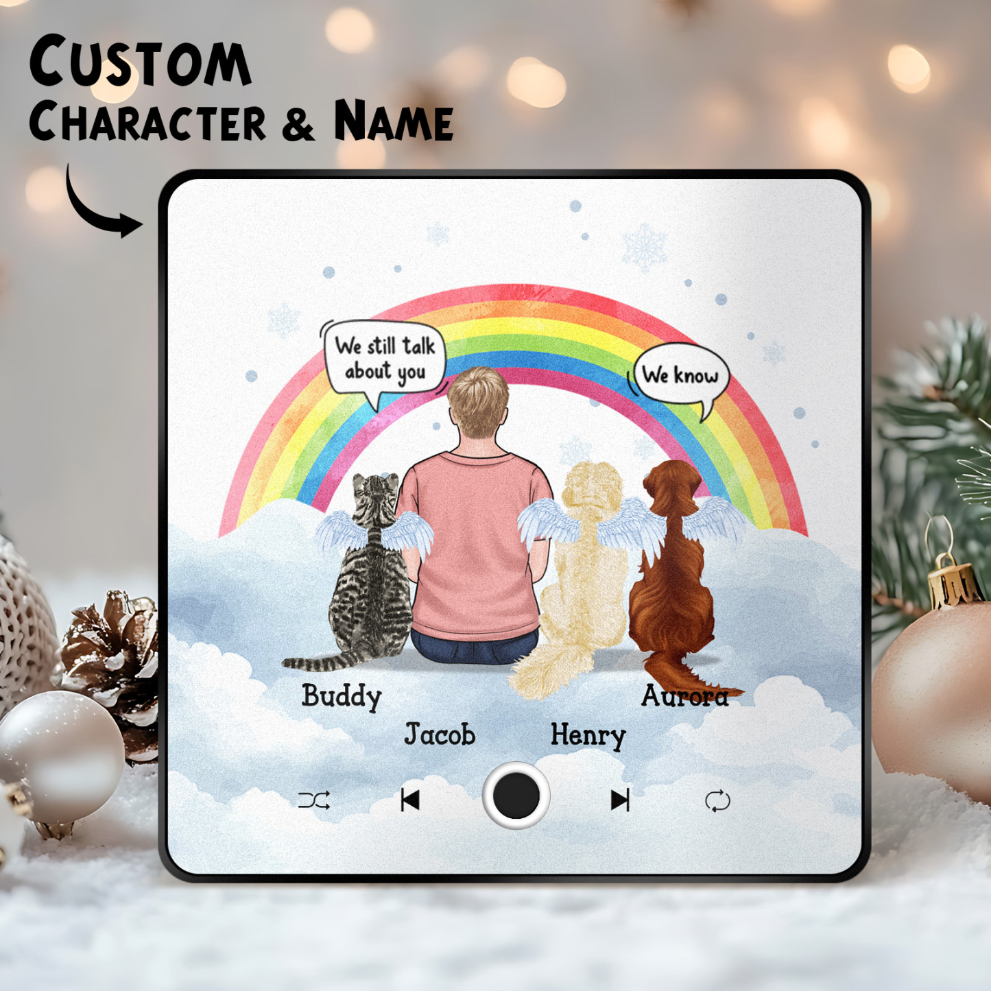 Custom Album Music Fridge Magnet Photo Personalized Phone Music Fridge Magnet Pro Custom Character and Name Fridge Magnet I Still Miss You - MyPhotoSocksAu