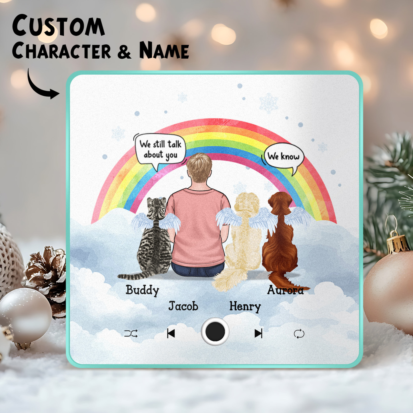 Custom Album Music Fridge Magnet Photo Personalized Phone Music Fridge Magnet Pro Custom Character and Name Fridge Magnet I Still Miss You - MyPhotoSocksAu