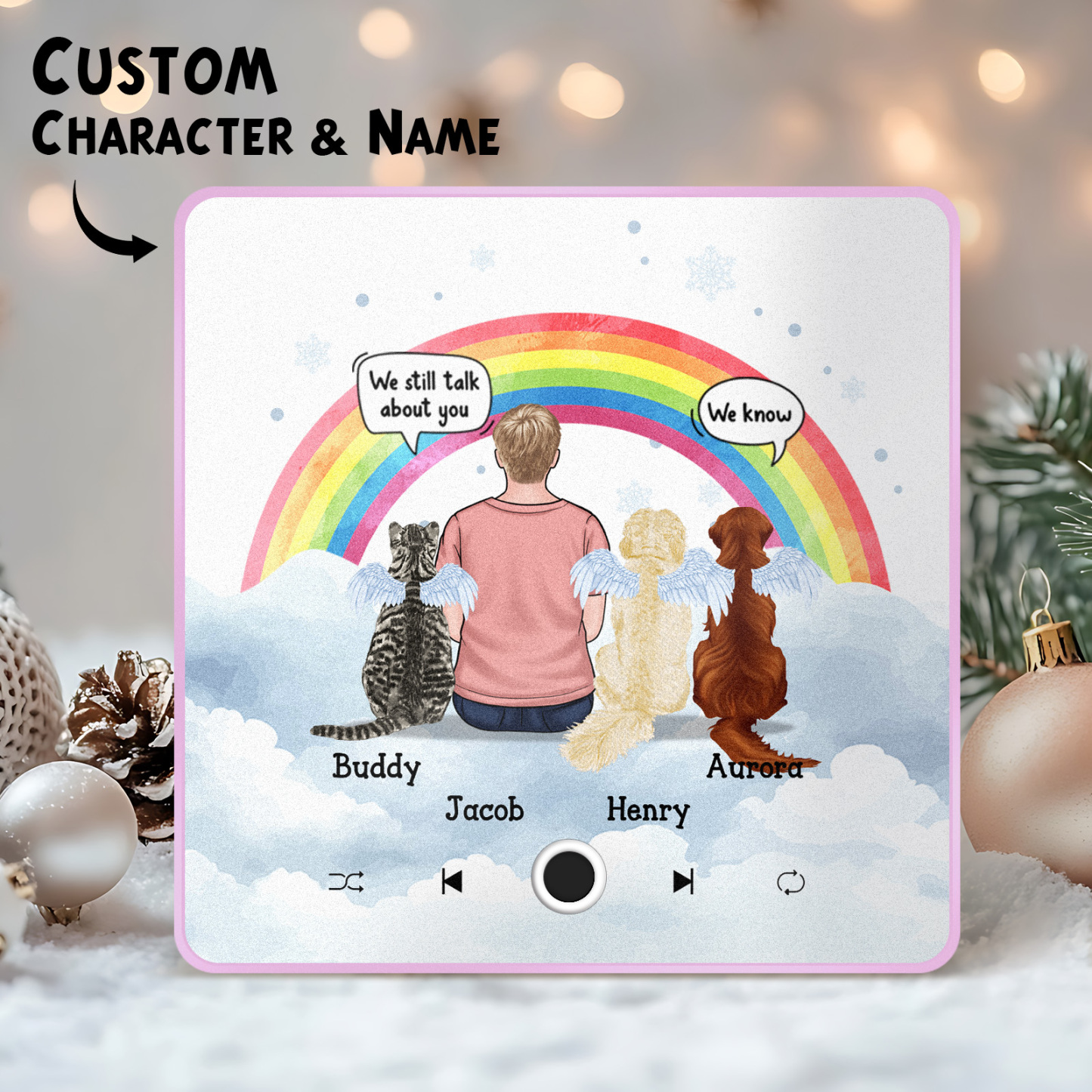 Custom Album Music Fridge Magnet Photo Personalized Phone Music Fridge Magnet Pro Custom Character and Name Fridge Magnet I Still Miss You - MyPhotoSocksAu