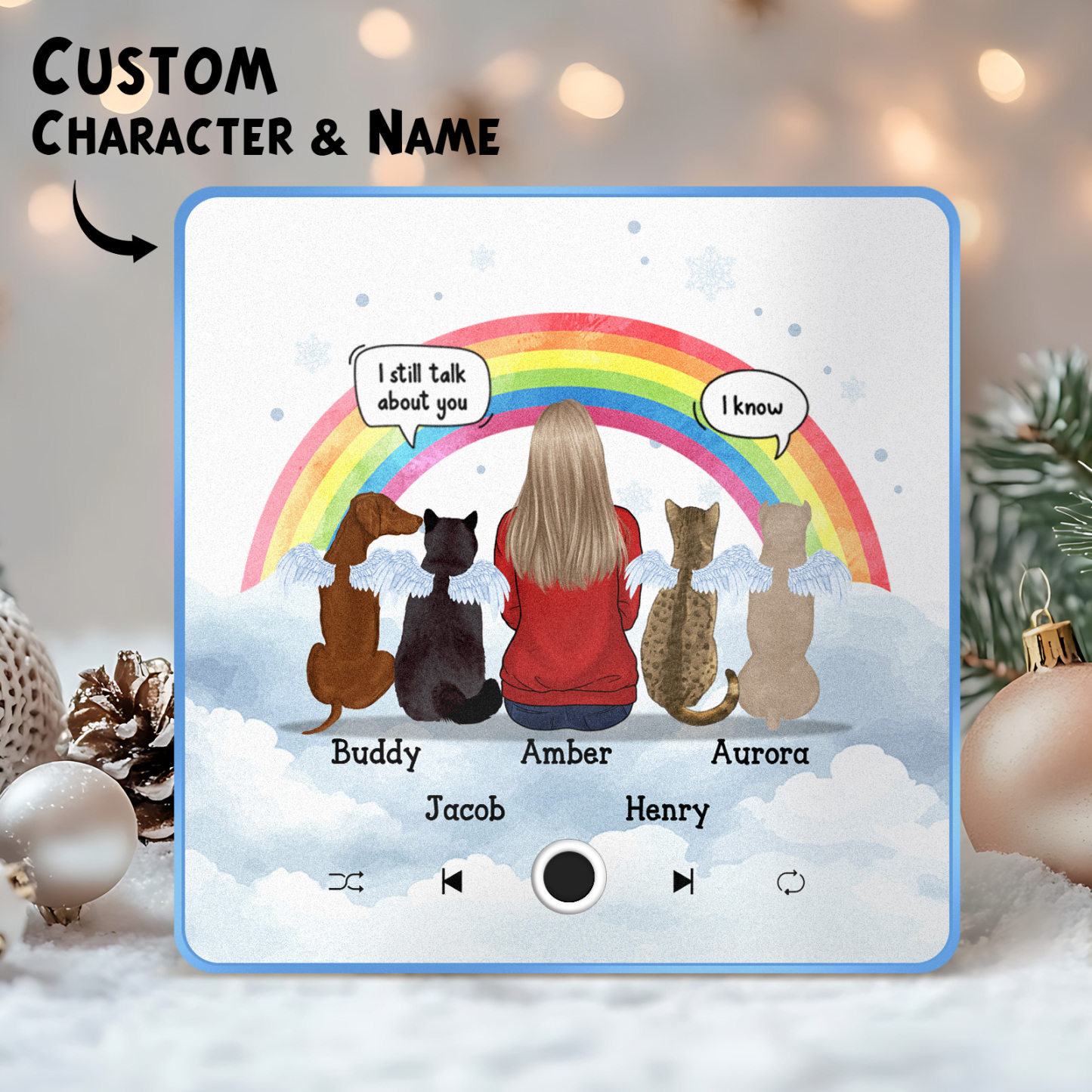 Custom Album Music Fridge Magnet Photo Personalized Phone Music Fridge Magnet Pro Custom Character and Name Fridge Magnet I Still Miss You - MyPhotoSocksAu