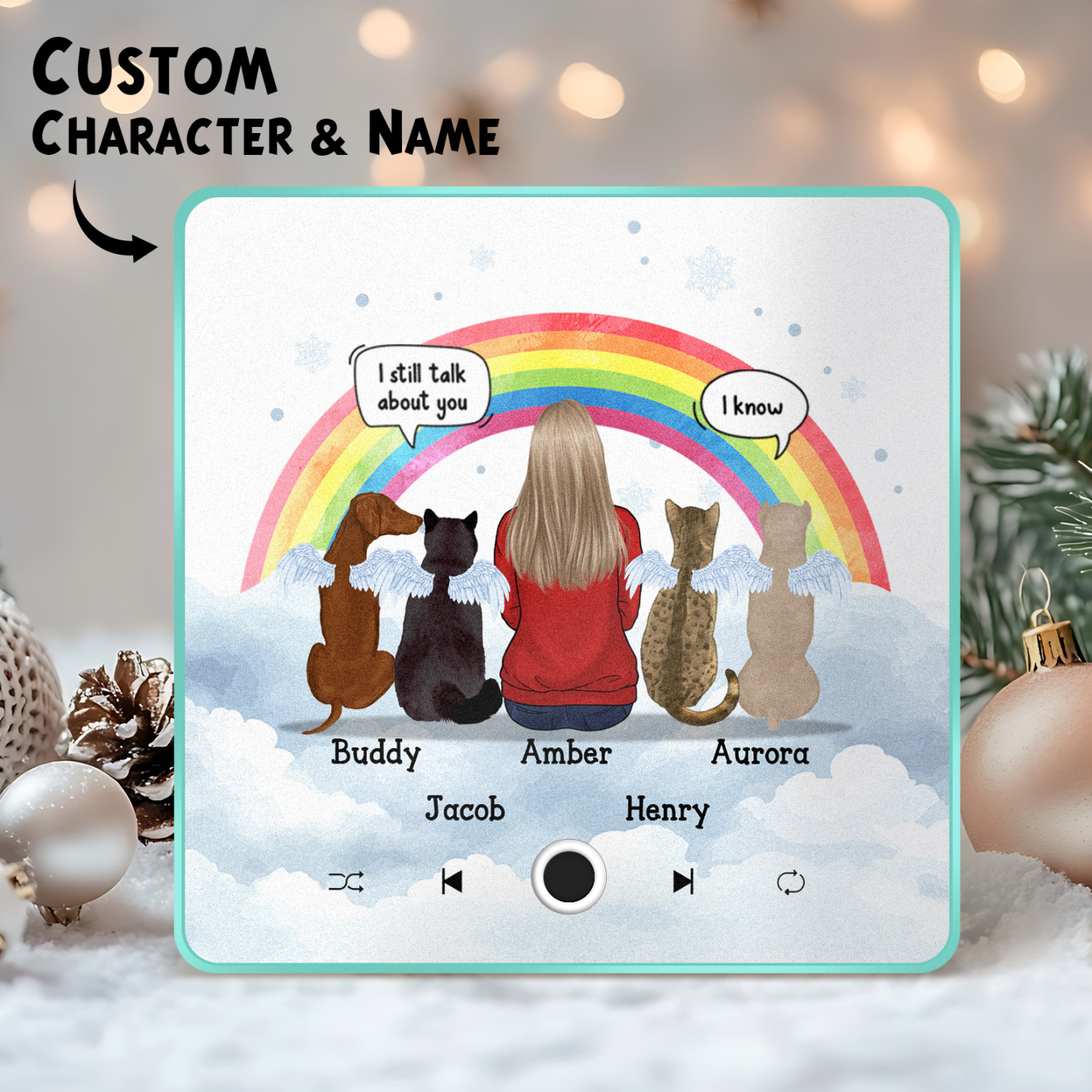 Custom Album Music Fridge Magnet Photo Personalized Phone Music Fridge Magnet Pro Custom Character and Name Fridge Magnet I Still Miss You - MyPhotoSocksAu