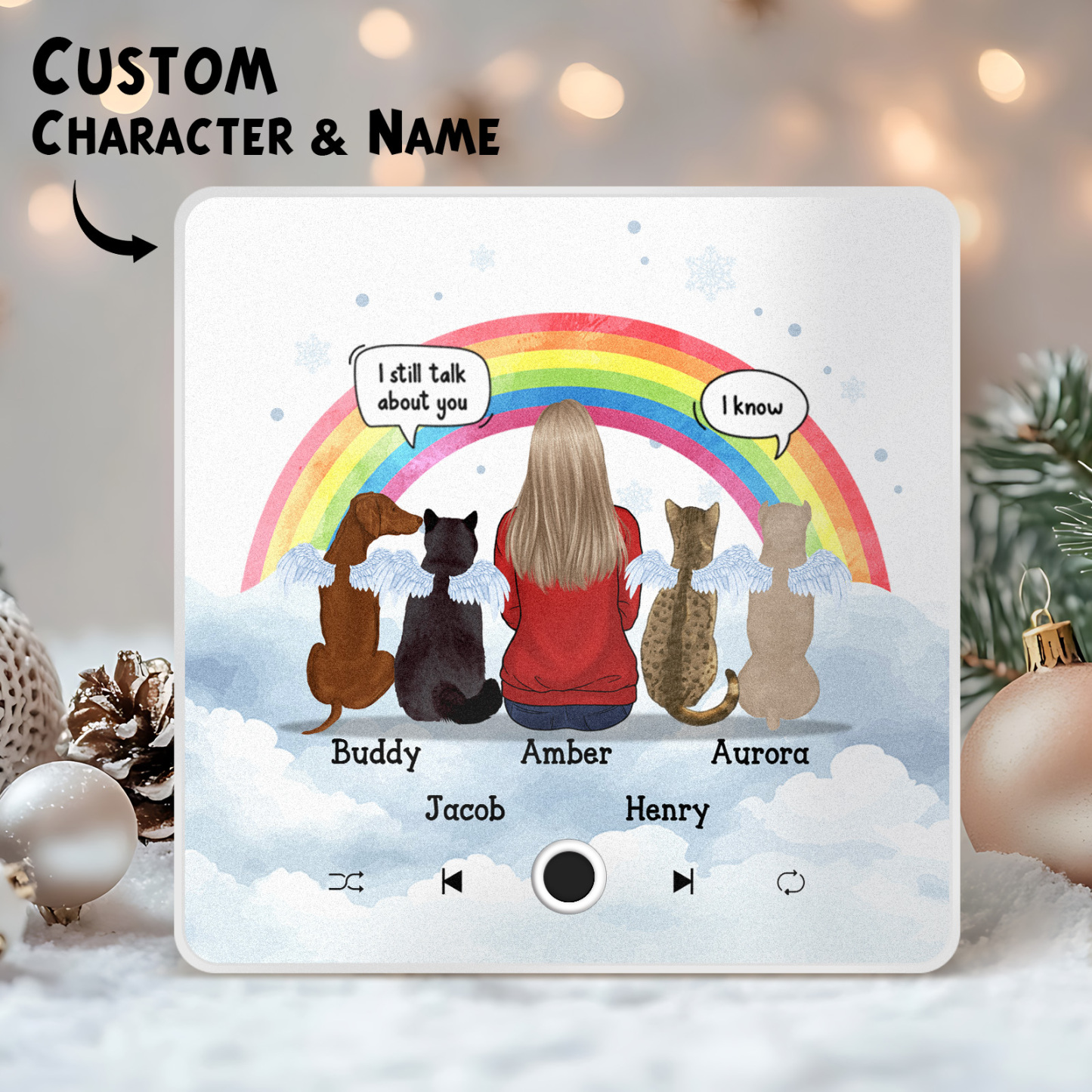 Custom Album Music Fridge Magnet Photo Personalized Phone Music Fridge Magnet Pro Custom Character and Name Fridge Magnet I Still Miss You - MyPhotoSocksAu