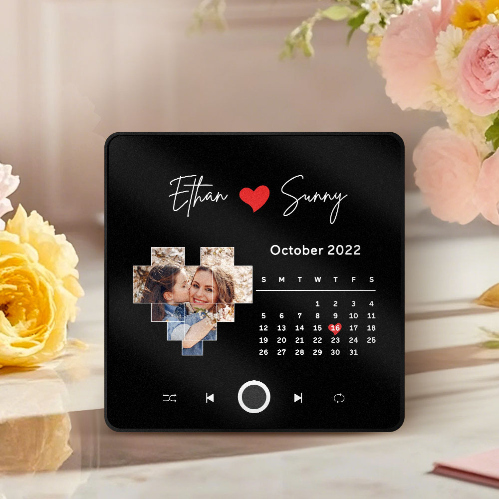 Personalized Mother's Day Photo Album Fridge Magnet Music Wall Photo Sticker Music Movement That Can Be Played Without Cell Phone Music Fridge Magnet Pro Can Play Songs - MyPhotoSocksAu