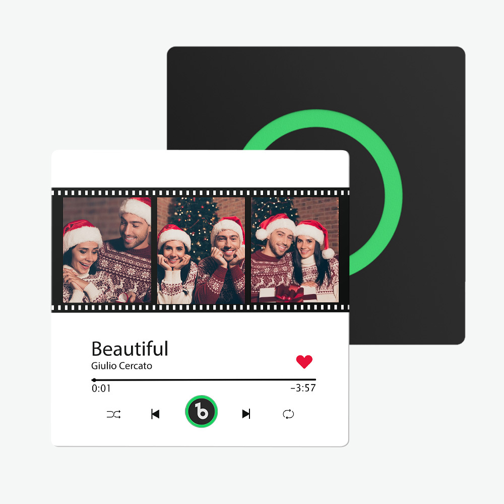 Custom Music Fridge Magnet New 4.0 Upgrade Music Wall Photo Sticker That Plays Music Without Cell Phone Multiple Styles Couple Gifts