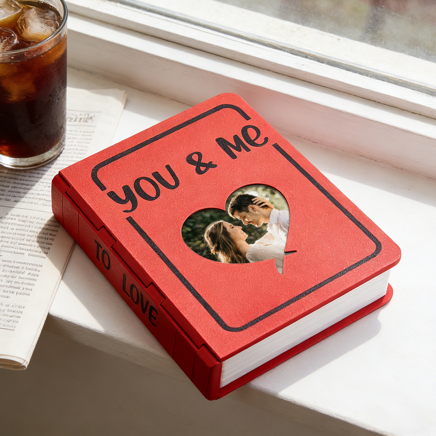 Personalized Photo Album With 3D Printing, Custom Covers And Spines, And Expandable Design. - MyPhotoSocksAu
