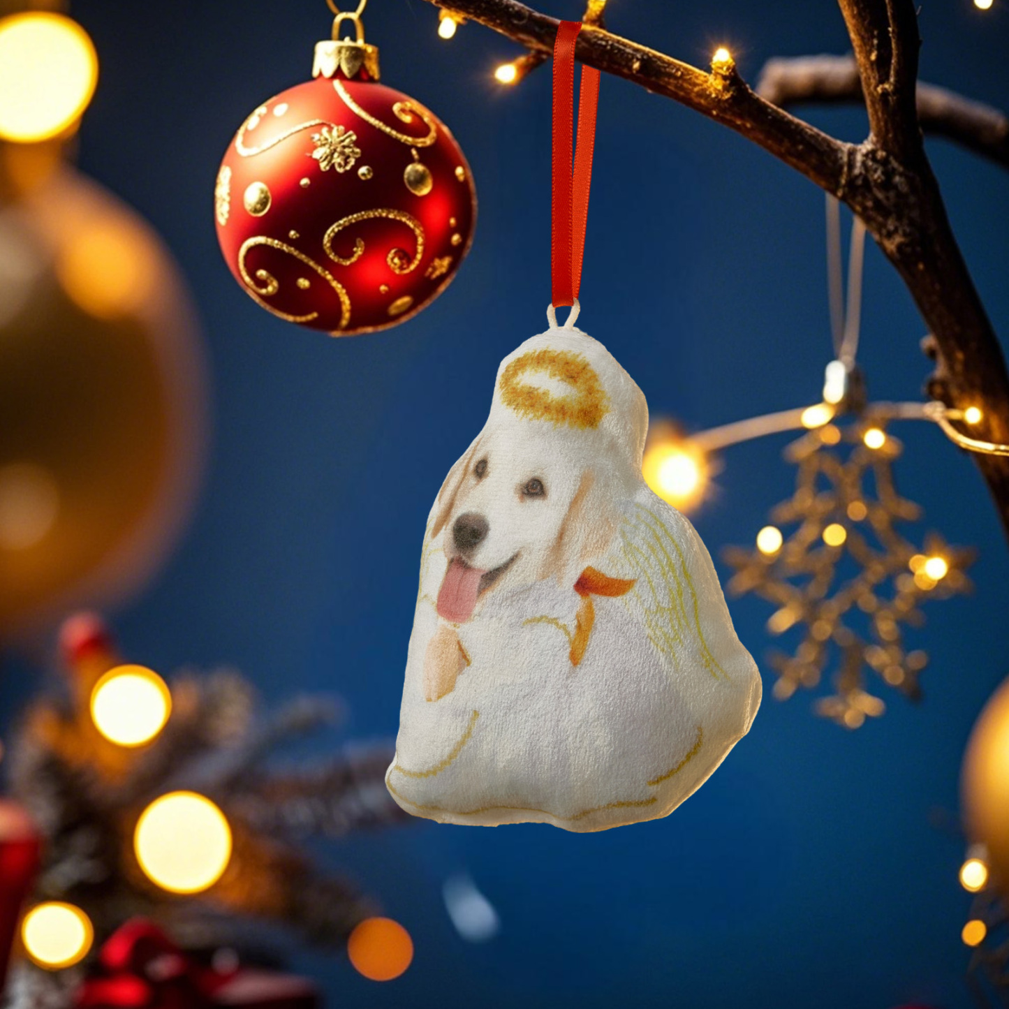 Personalized Photo Minime Christmas Tree Ornament Christmas Decorate Gift for Family for Pet Lover - MyPhotoSocksAu