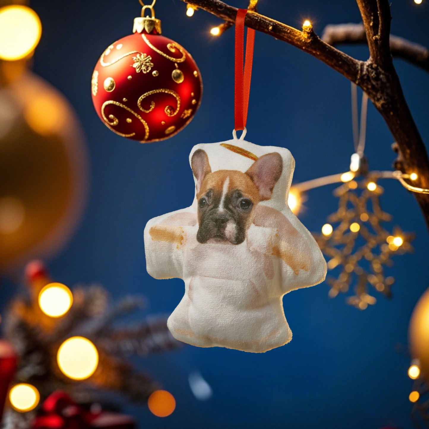 Personalized Photo Minime Christmas Tree Ornament Christmas Decorate Gift for Family for Pet Lover - MyPhotoSocksAu