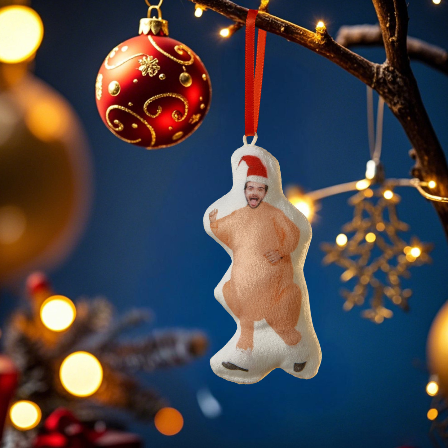 Personalized Photo Minime Christmas Tree Ornament Christmas Decorate Gift for Family for Pet Lover - MyPhotoSocksAu