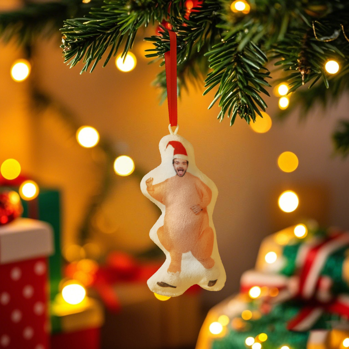 Personalized Photo Minime Christmas Tree Ornament Christmas Decorate Gift for Family for Pet Lover - MyPhotoSocksAu