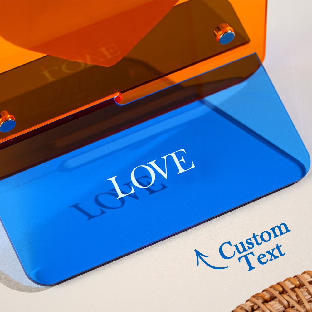 Custom Your Photos Acrylic Photo Frame Free-Standing Personalize Frames Immortalize Picture - MyPhotoSocksAu