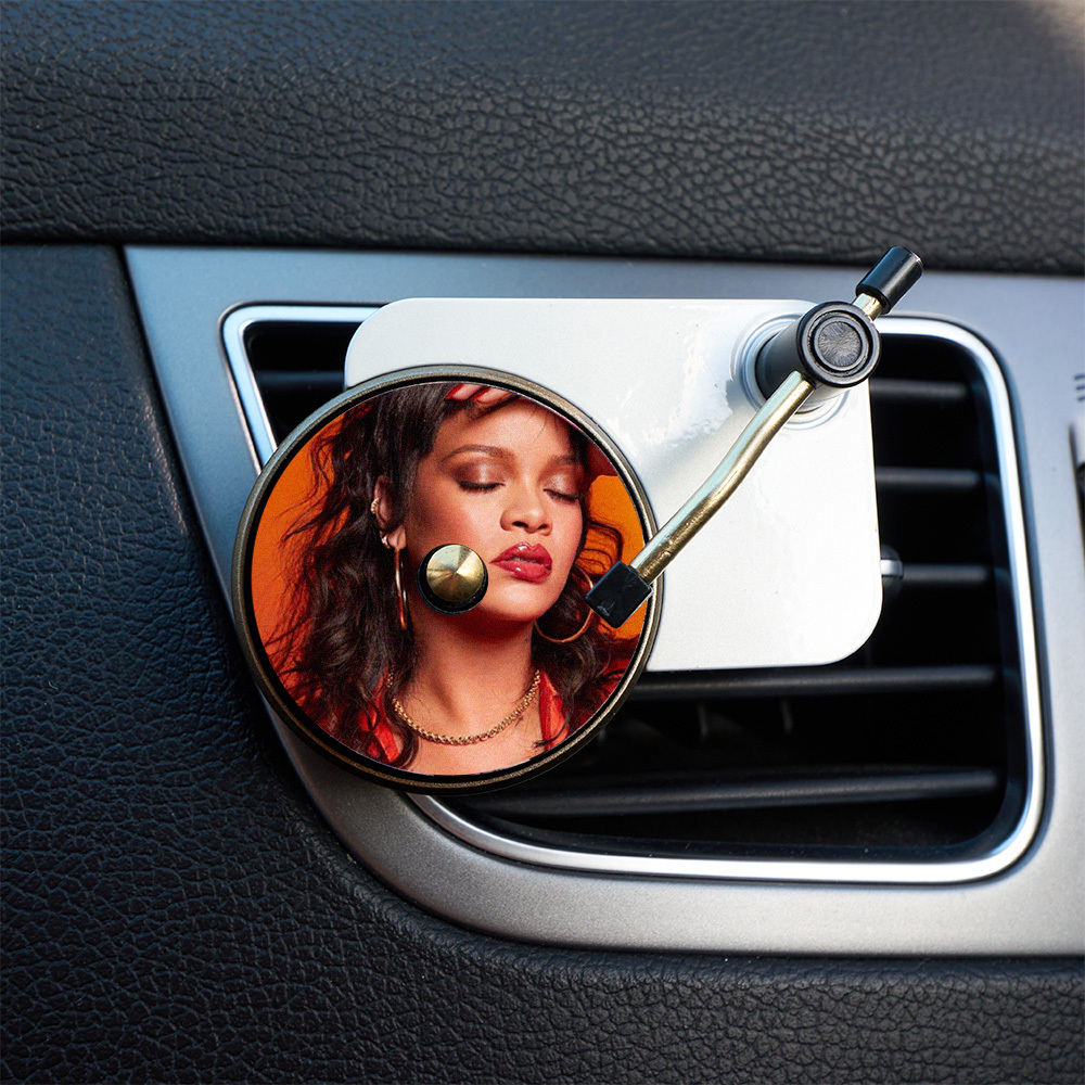 Customise Air Vinyl Turntable Fresheners Design Your Car With Your Favourite Albums Pink Car Air Freshener Pop Smoke Record Player - MyPhotoSocksAu