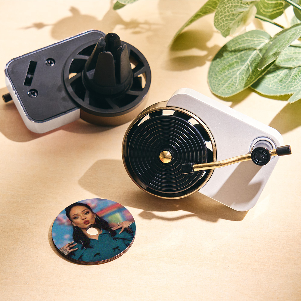 Customise Air Vinyl Turntable Fresheners Design Your Car With Your Favourite Albums Pink Car Air Freshener Pop Smoke Record Player - MyPhotoSocksAu