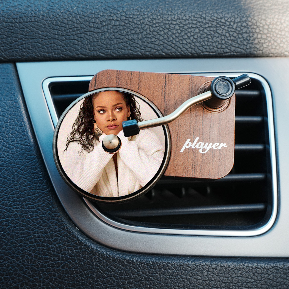 Customise Air Vinyl Turntable Fresheners Design Your Car With Your Favourite Albums Pink Car Air Freshener Pop Smoke Record Player - MyPhotoSocksAu