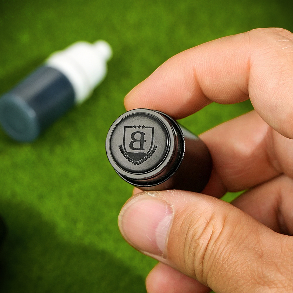 Personalized Monogrammed Initial Golf Ball Stamp with Metal Storage Box Birthday Father's Day Gift for Golf Player - MyPhotoSocksAu