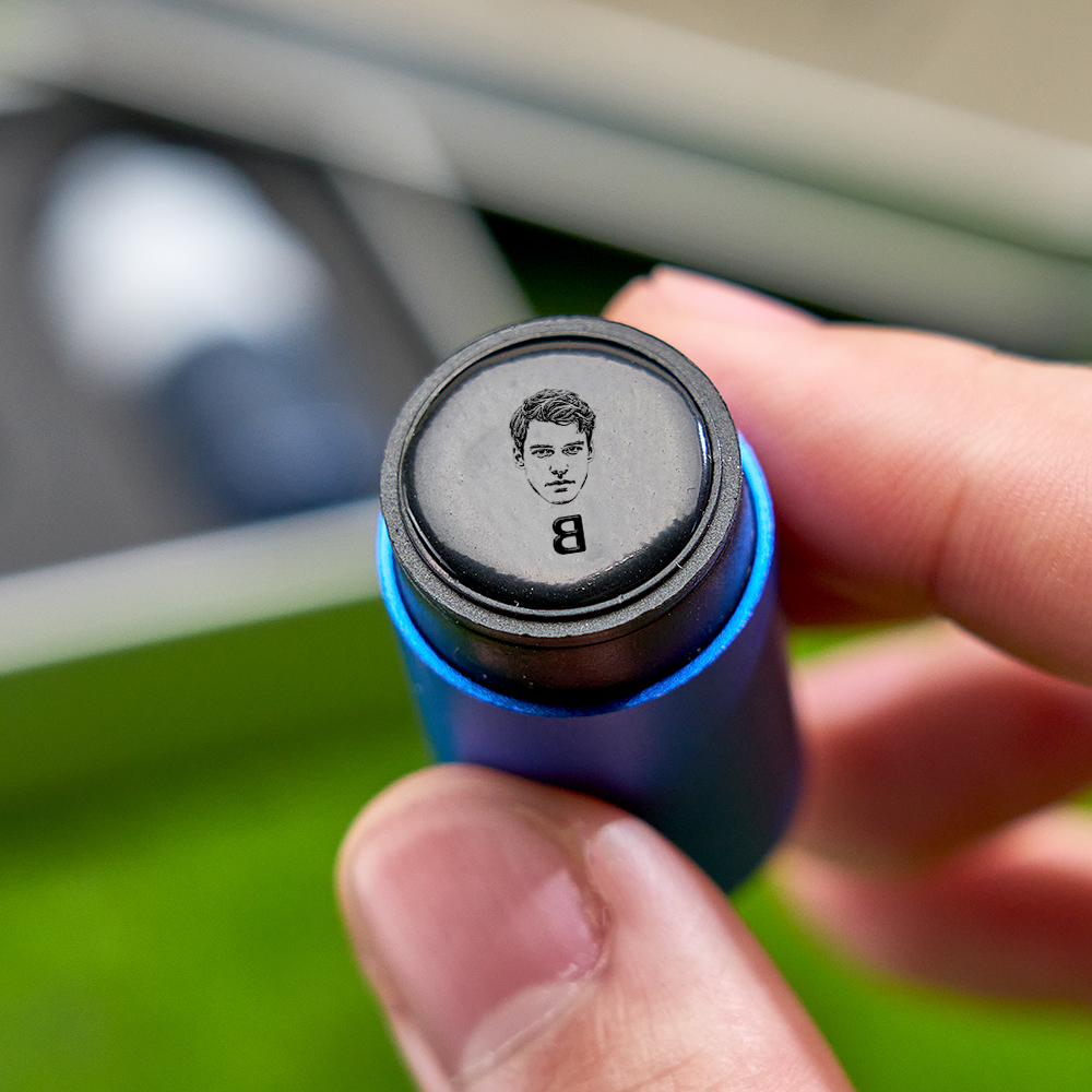 Father's Day Gift Personalized Photo Golf Ball Stamp with Metal Storage Box for Golf Player - MyPhotoSocksAu