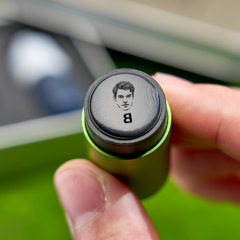 Father's Day Gift Personalized Photo Golf Ball Stamp with Metal Storage Box for Golf Player - MyPhotoSocksAu