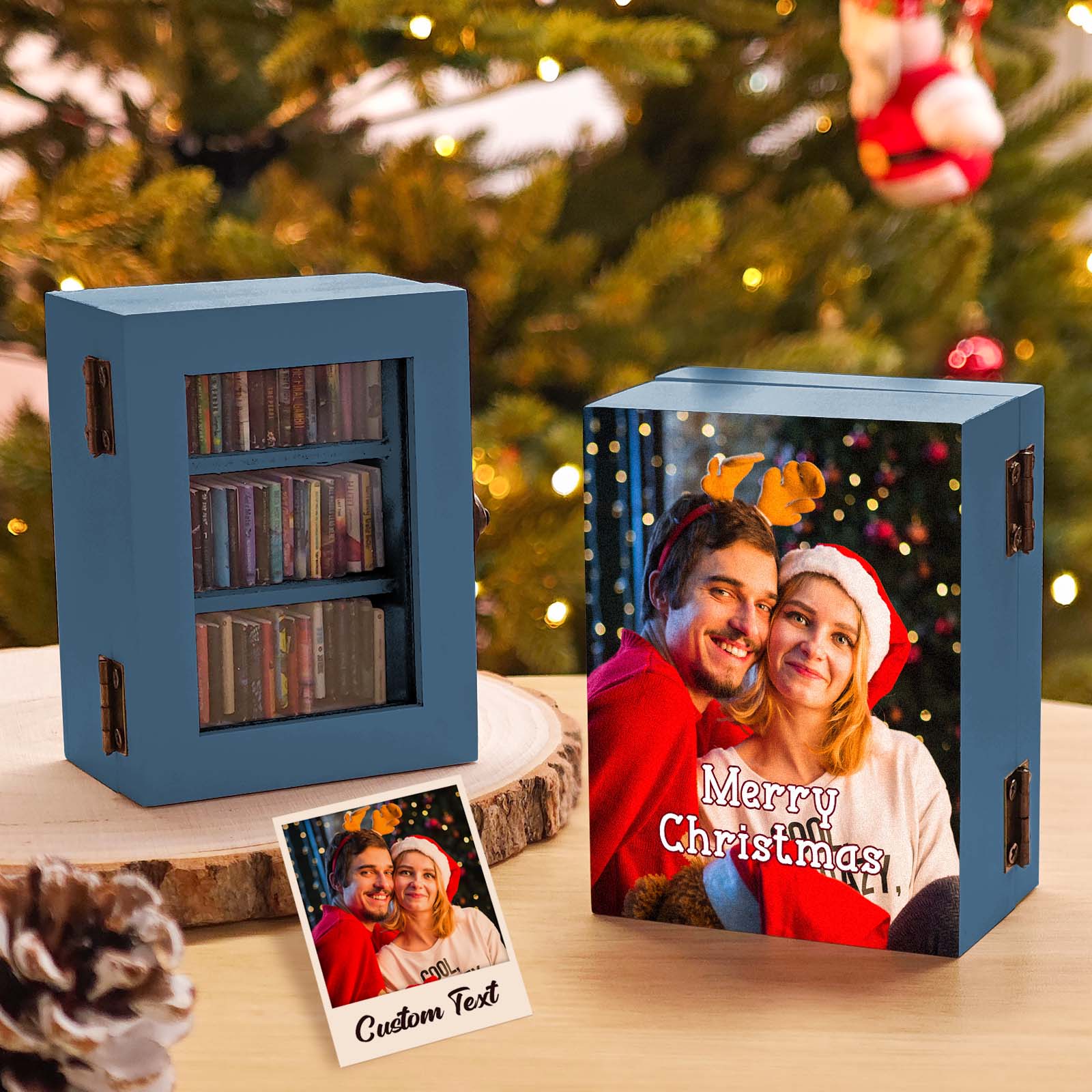 Personalized Pocket Edition Anxiety Bookcase, MINI bookcase, Miniature Landscape, Miniature Bookcase, Book Lover Gift, Study Decoration