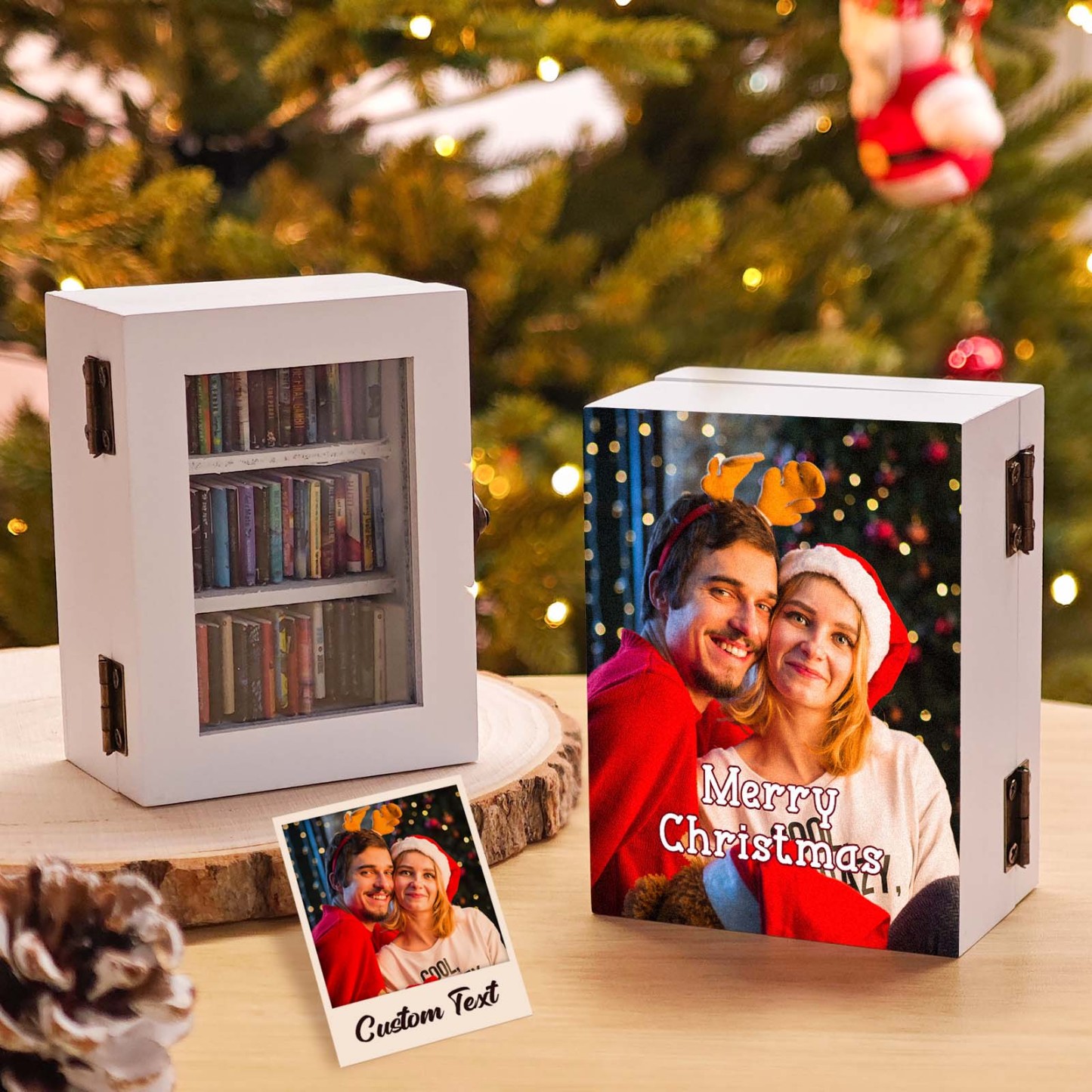 Personalized Pocket Edition Anxiety Bookcase, MINI bookcase, Miniature Landscape, Miniature Bookcase, Book Lover Gift, Study Decoration