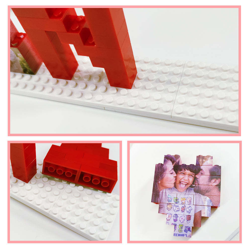 Personalized Nana Photo Building Brick Puzzles Photo Block Mother's Day Gifts - MyPhotoSocksAu