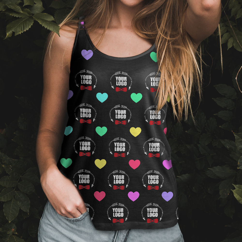 Custom Logo Tank Heart