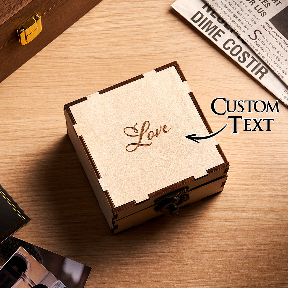 Gift Box With Your TEXT - MyPhotoSocksAu