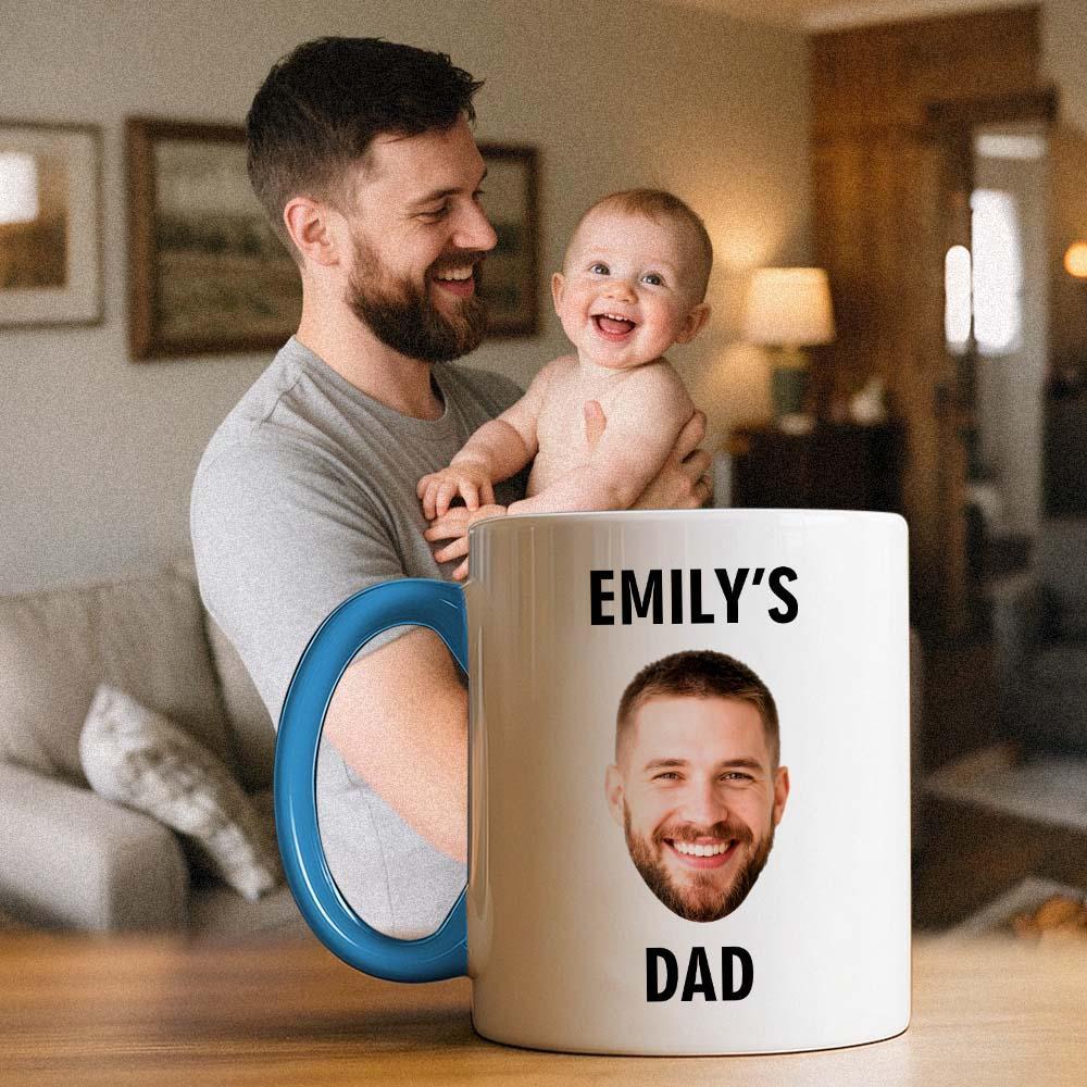 Personalized Father’s Day Mug with Photo Custom Coffee Cup for Dad Best Dad Gift - MyPhotoSocksAu