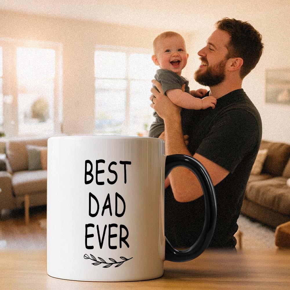 Personalized Father’s Day Mug with Photo Custom Coffee Cup for Dad Best Dad Gift - MyPhotoSocksAu