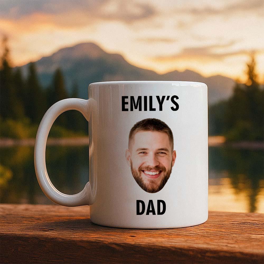Personalized Father’s Day Mug with Photo Custom Coffee Cup for Dad Best Dad Gift - MyPhotoSocksAu