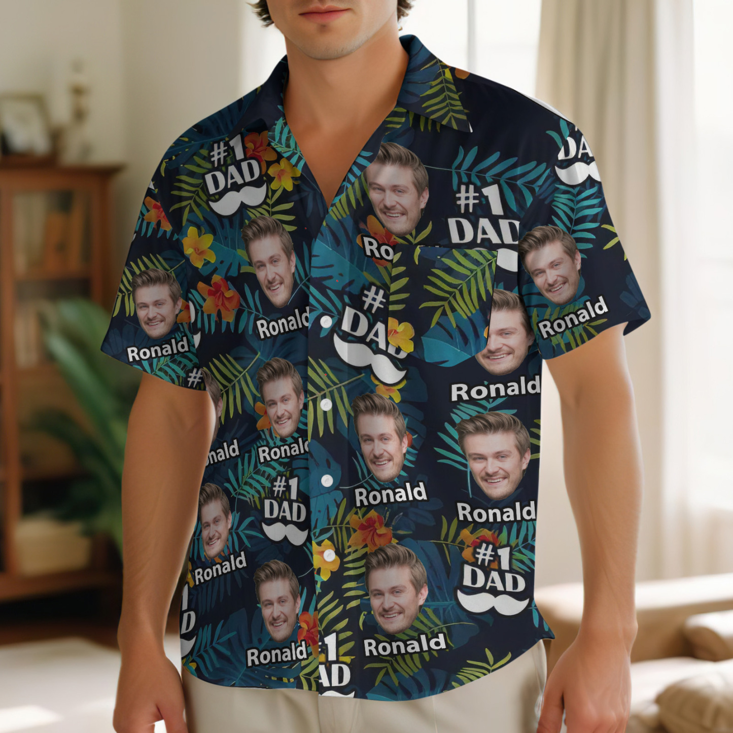 Custom Photo You Are The Best Papa Ever - Family Personalized Custom Unisex Tropical Hawaiian Aloha Shirt - Summer Vacation Gift, Gift For Dad, Grandpa - MyPhotoSocksAu