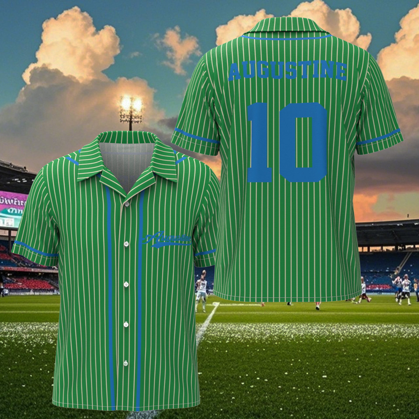 Custom Name Hawaiian Shirt For Sport Lover Baseball Jersey Shirt - MyPhotoSocksAu