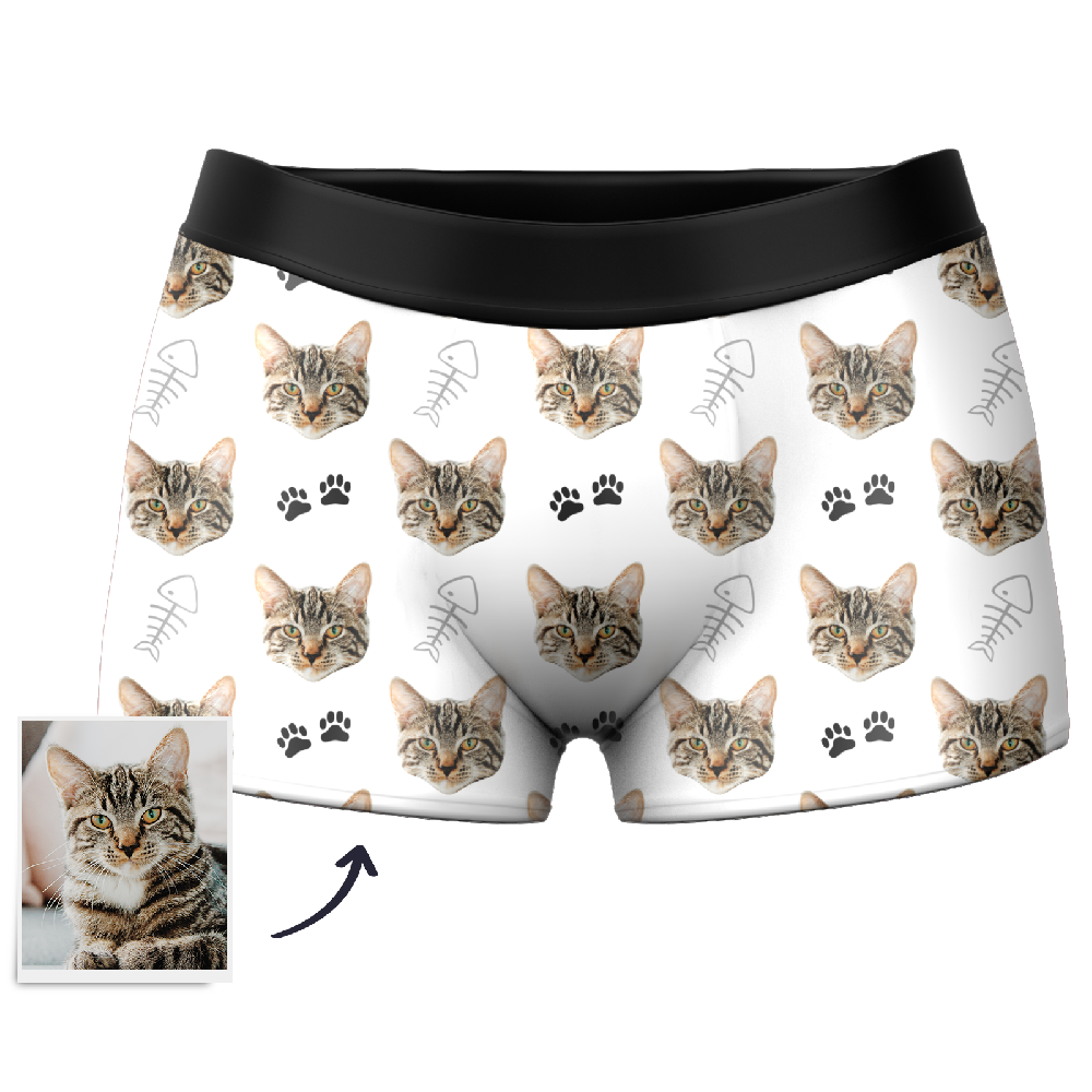 Custom Cat Boxer Shorts