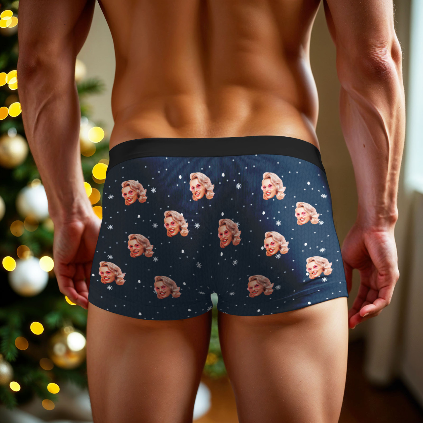 Personalized Face Boxer Men Underwear Christmas Gift Only Can Jingle My Bells Bananas Personalized Photo Funny Men Boxer Gift - MyPhotoSocksAu