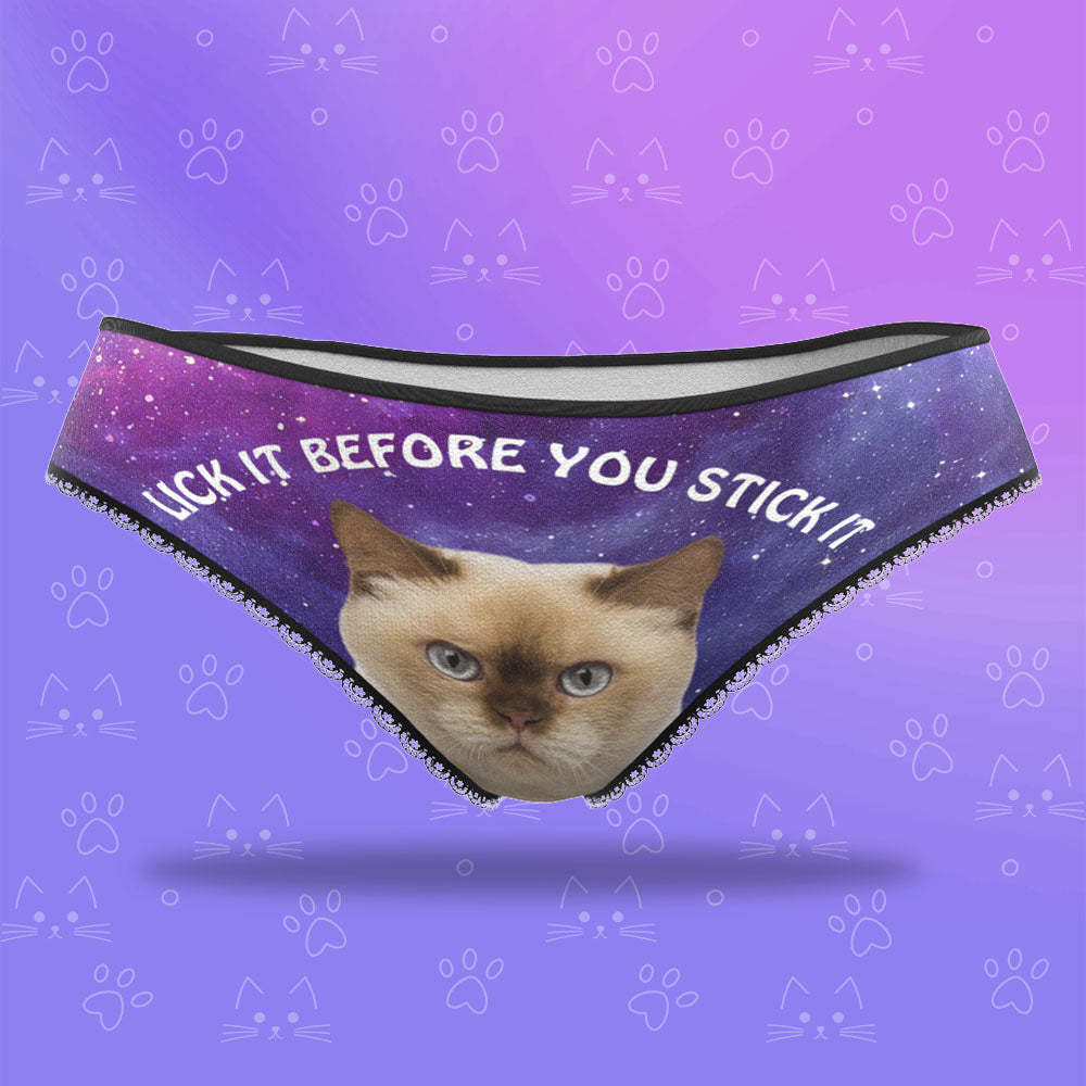 Custom Face Women's Panties Sexy Funny Naughty Animal Gifts For Her - My Photo Socks AU