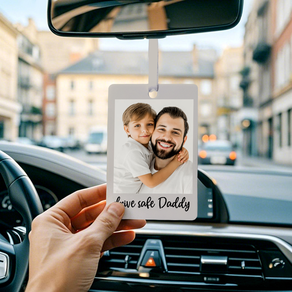 Photo Car Ornament Christmas Gifts Car Ornament Personalized Gifts for Him Custom Couple Ornament - MyPhotoSocksAu