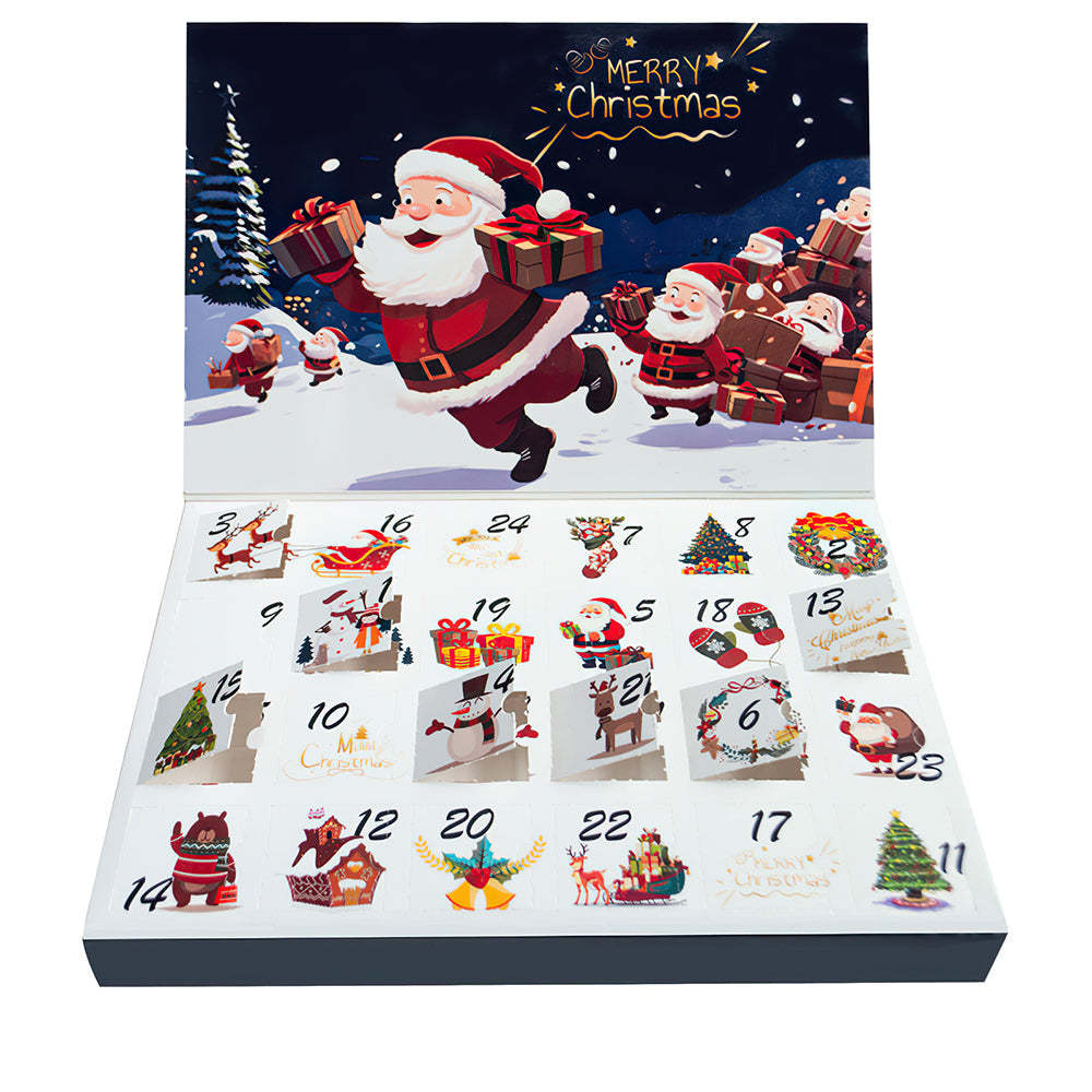 Custom Photo Advent Calendar Christmas Jigsaw Puzzle Christmas Countdown Puzzle Toy - MyPhotoSocksAu