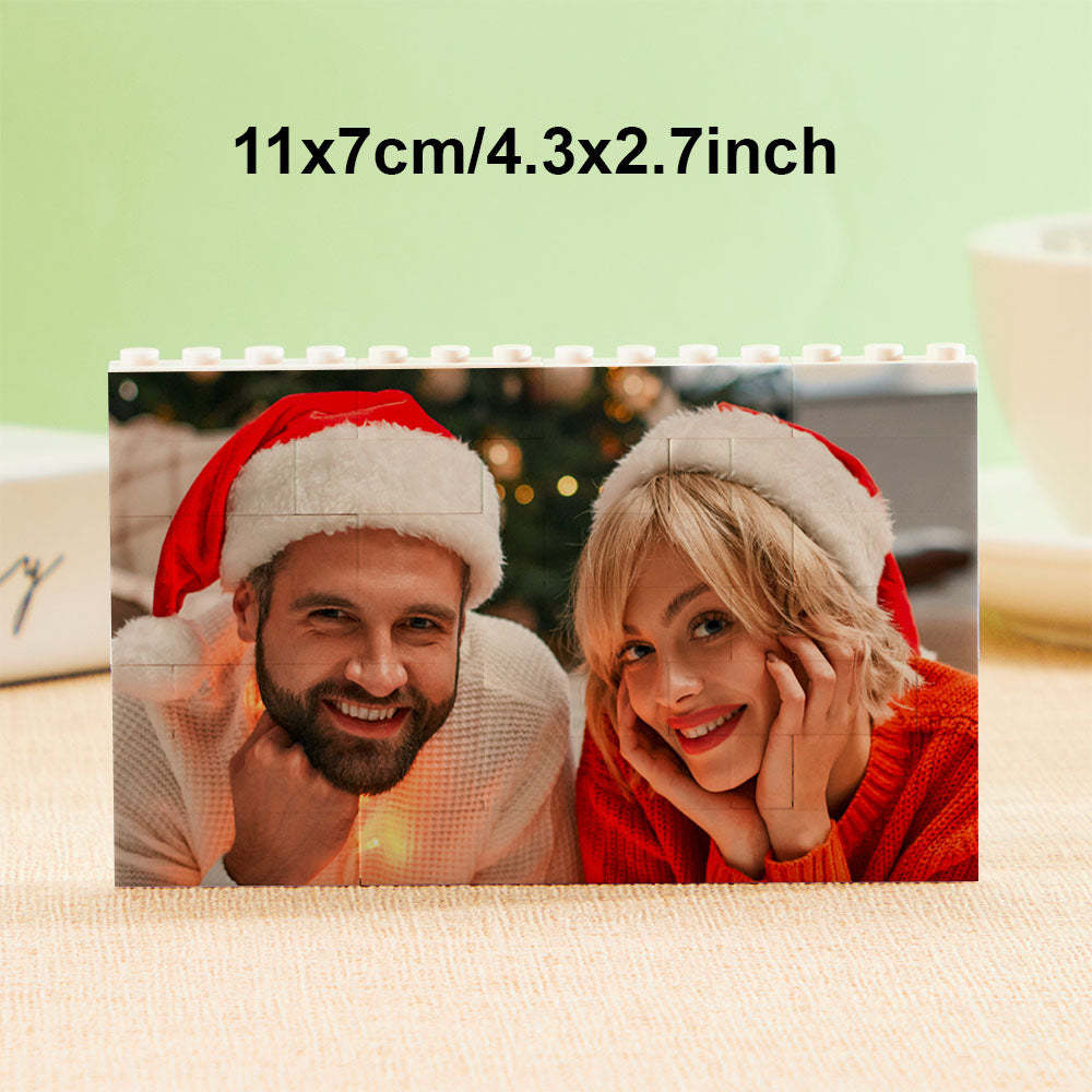 Custom Block Puzzle Personalized Photo Building Brick Multiple Shapes and Sizes Gift for Lover - SantaSocks