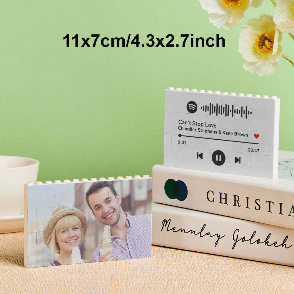Custom Block Puzzle Personalized Photo Building Brick Multiple Shapes and Sizes Gift for Lover - SantaSocks