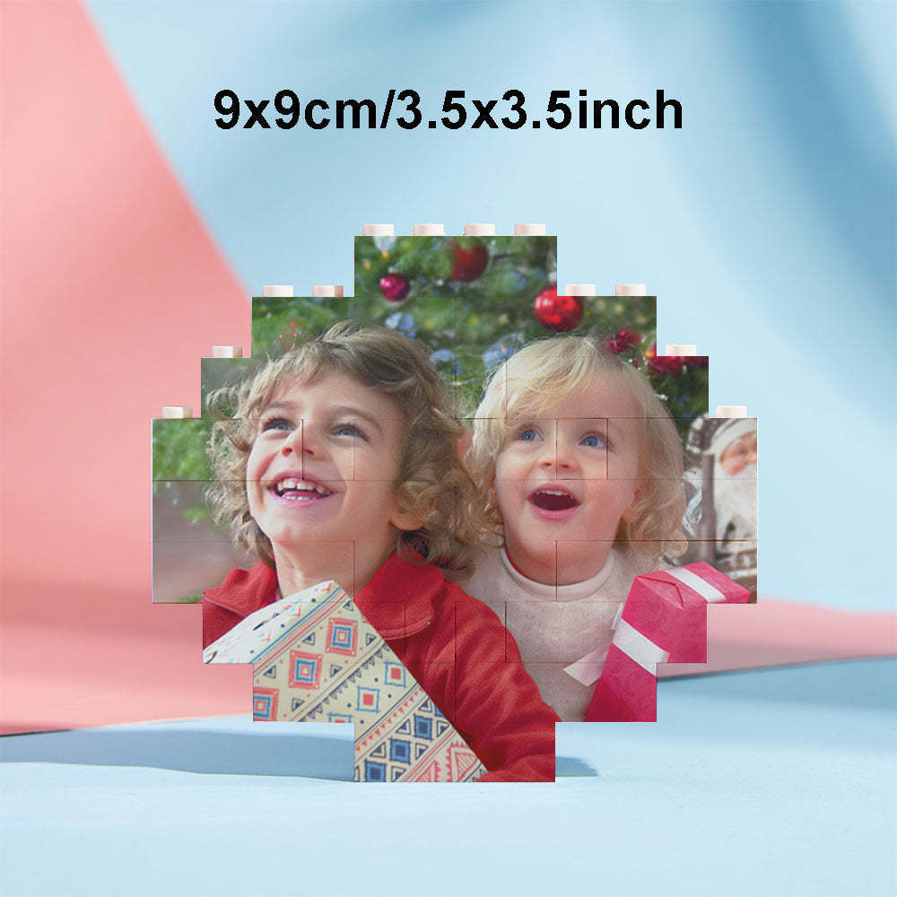 Custom Block Puzzle Personalized Photo Building Brick Multiple Shapes and Sizes Gift for Lover - SantaSocks