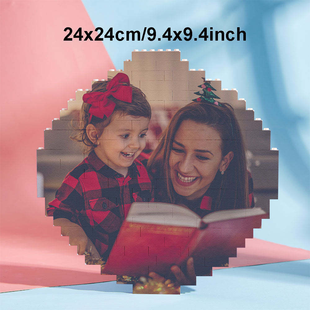 Custom Block Puzzle Personalized Photo Building Brick Multiple Shapes and Sizes Gift for Lover - SantaSocks