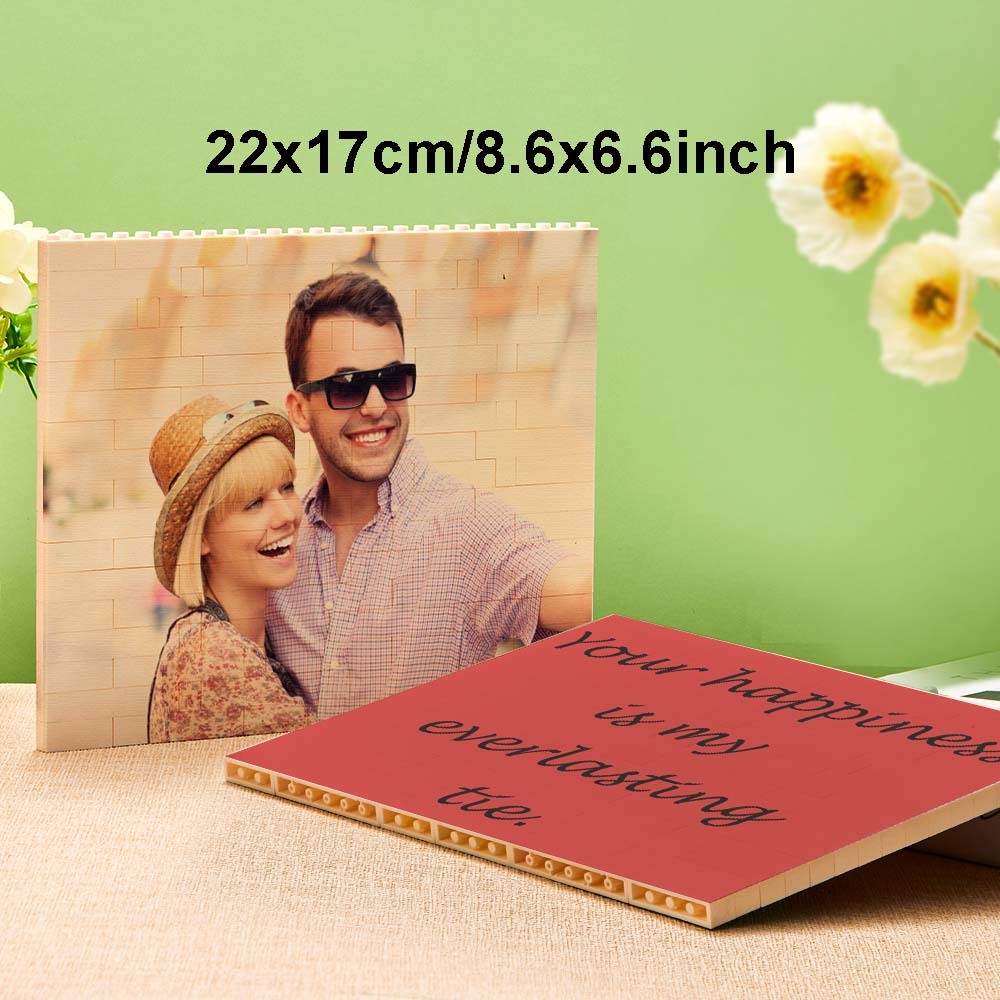 Custom Block Puzzle Personalized Photo Building Brick Multiple Shapes and Sizes Gift for Lover - SantaSocks